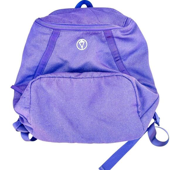 Ivivva by Lululemon Girls Playful Poise Backpack Galactic Grape/ Metallic Silver - Picture 9 of 12